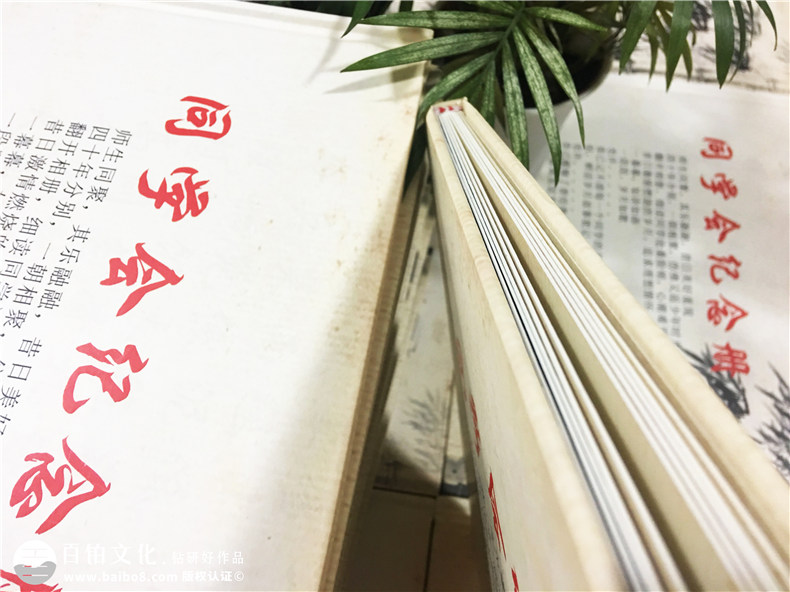 成都桑園初中同學(xué)40周年聚會紀念冊設(shè)計制作