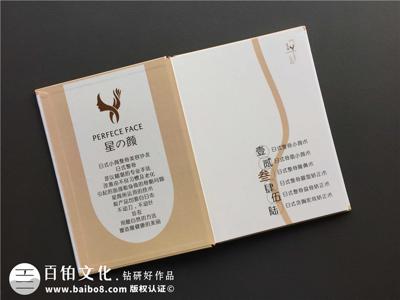 【整形美容醫(yī)院業(yè)務介紹手冊設計】美妝店項目（價格表）手冊制作