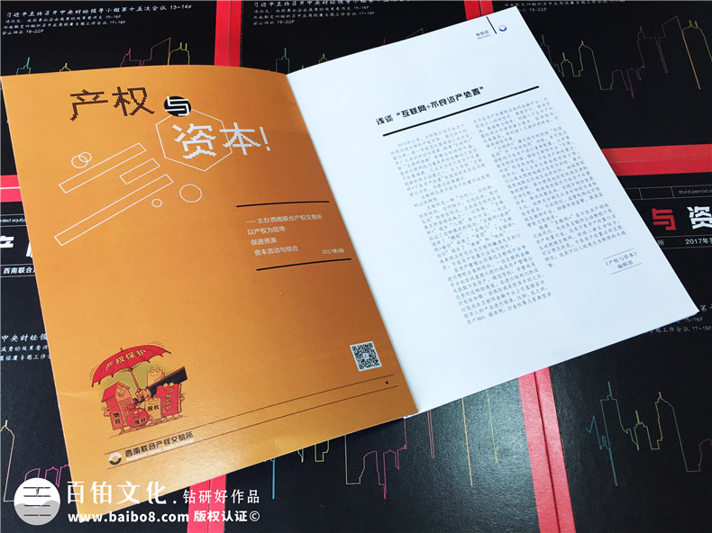 《產(chǎn)權(quán)與資本》企業(yè)內(nèi)刊設(shè)計(jì)-公司形象畫冊(cè)